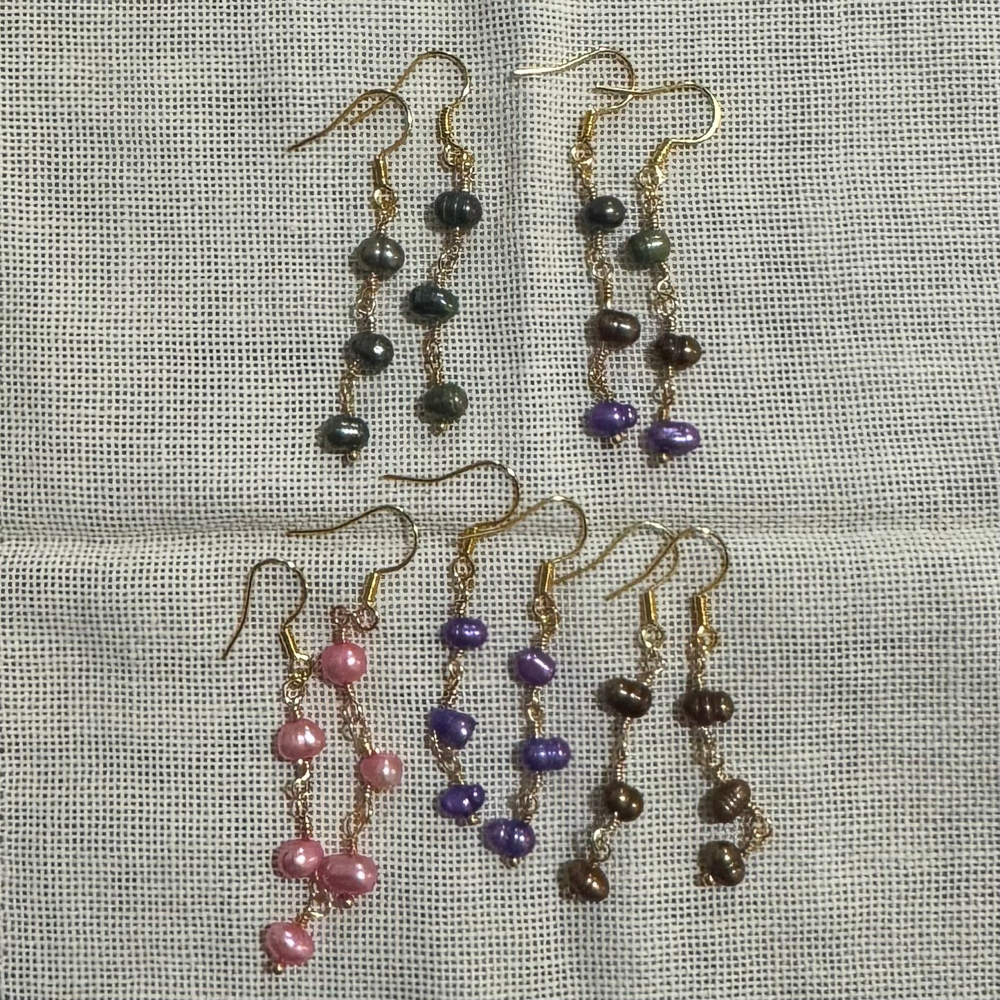 Cascade Pearl Shore Earrings