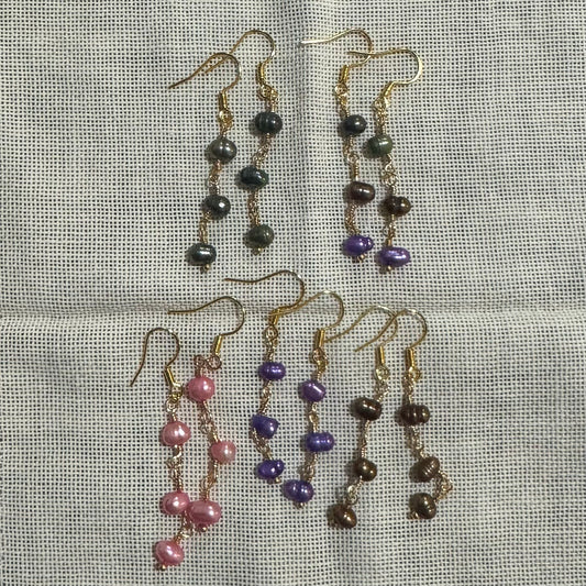 Cascade Pearl Shore Earrings